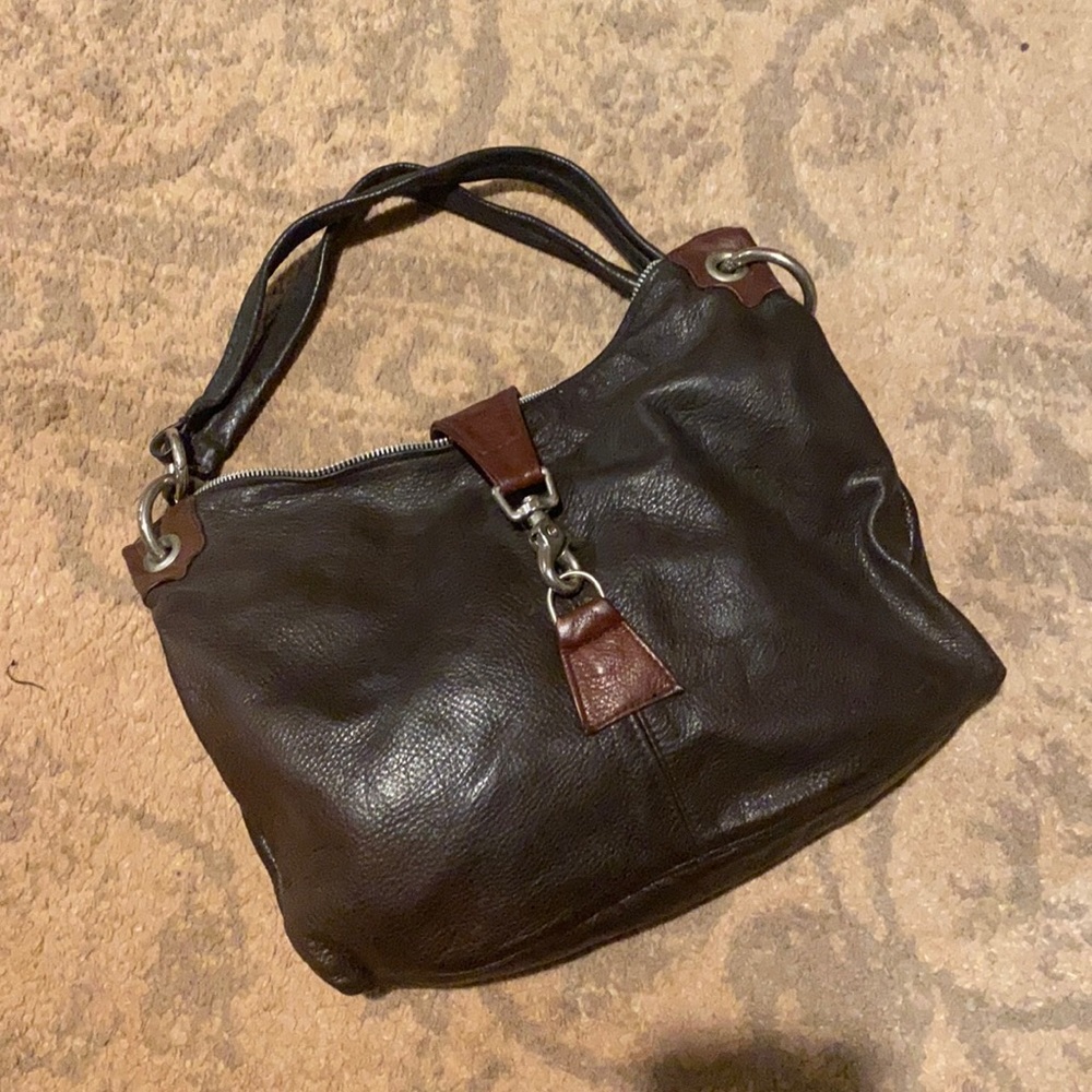 Custom Victoria Leather 2-tone Genuine Leather Shoulder bag